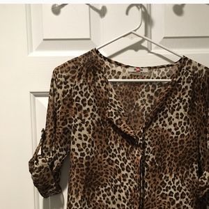 Urvana animal print top